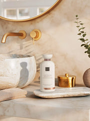 Scalp Balancing Shampoo Lifestyle with Product