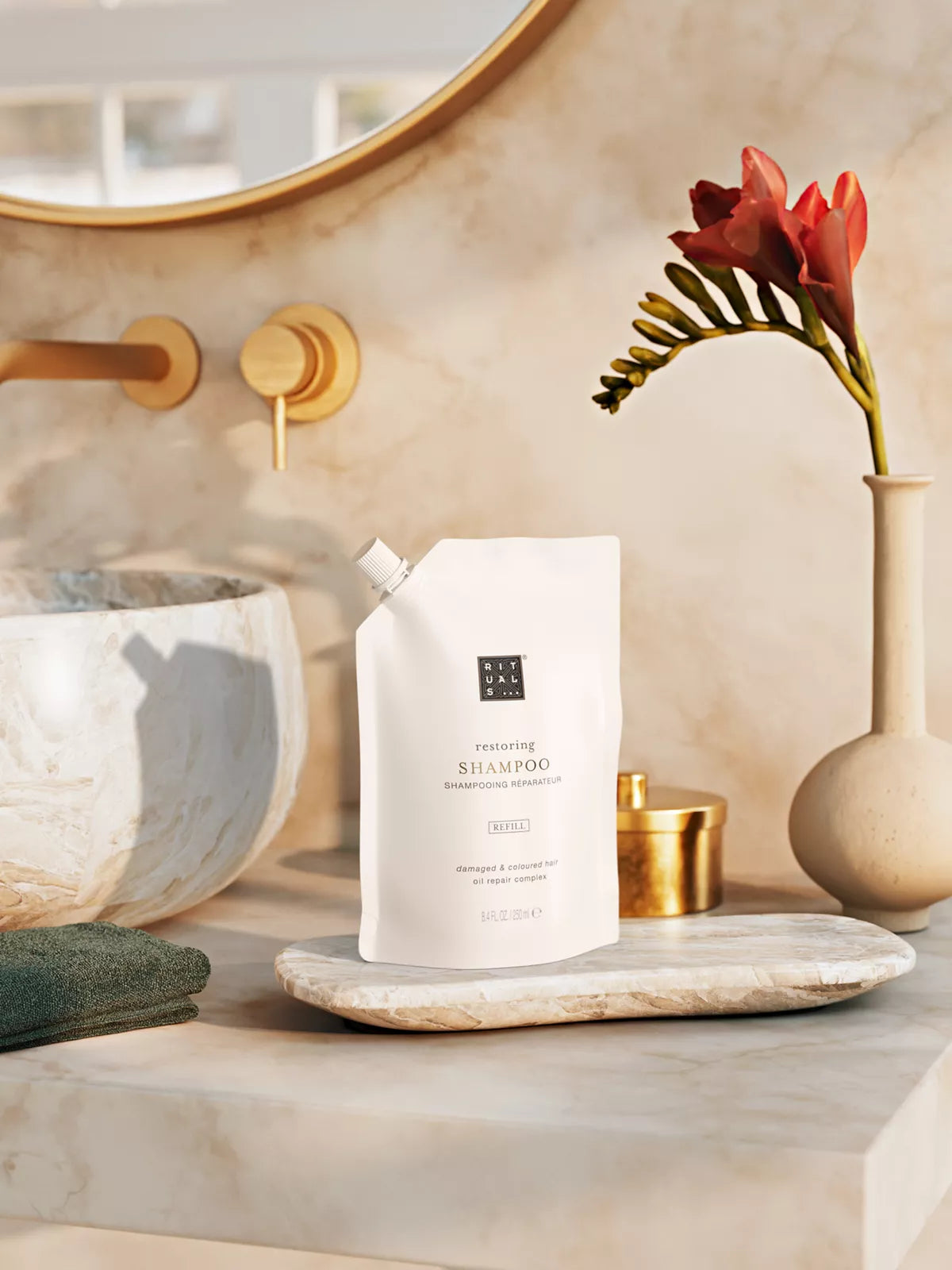 Restoring Shampoo Refill Lifestyle with Product
