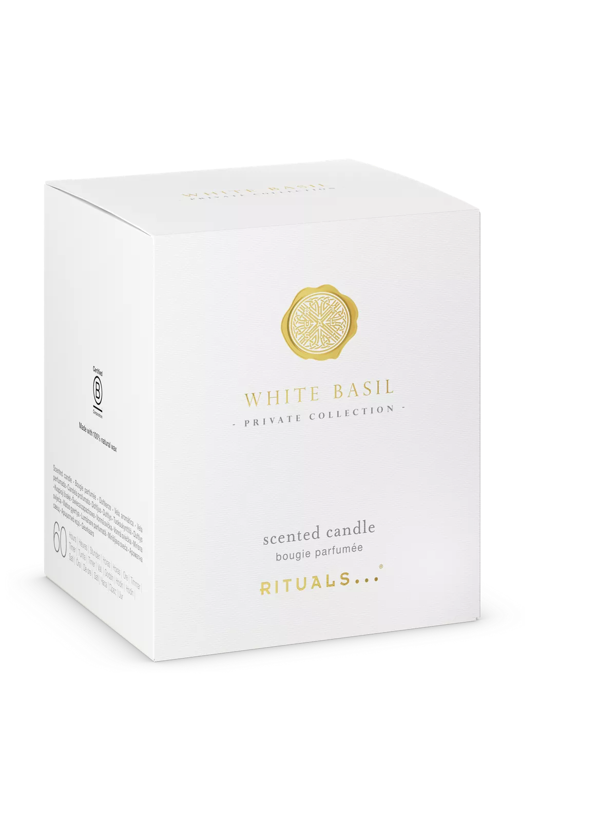 White Basil Scented Candle 360g