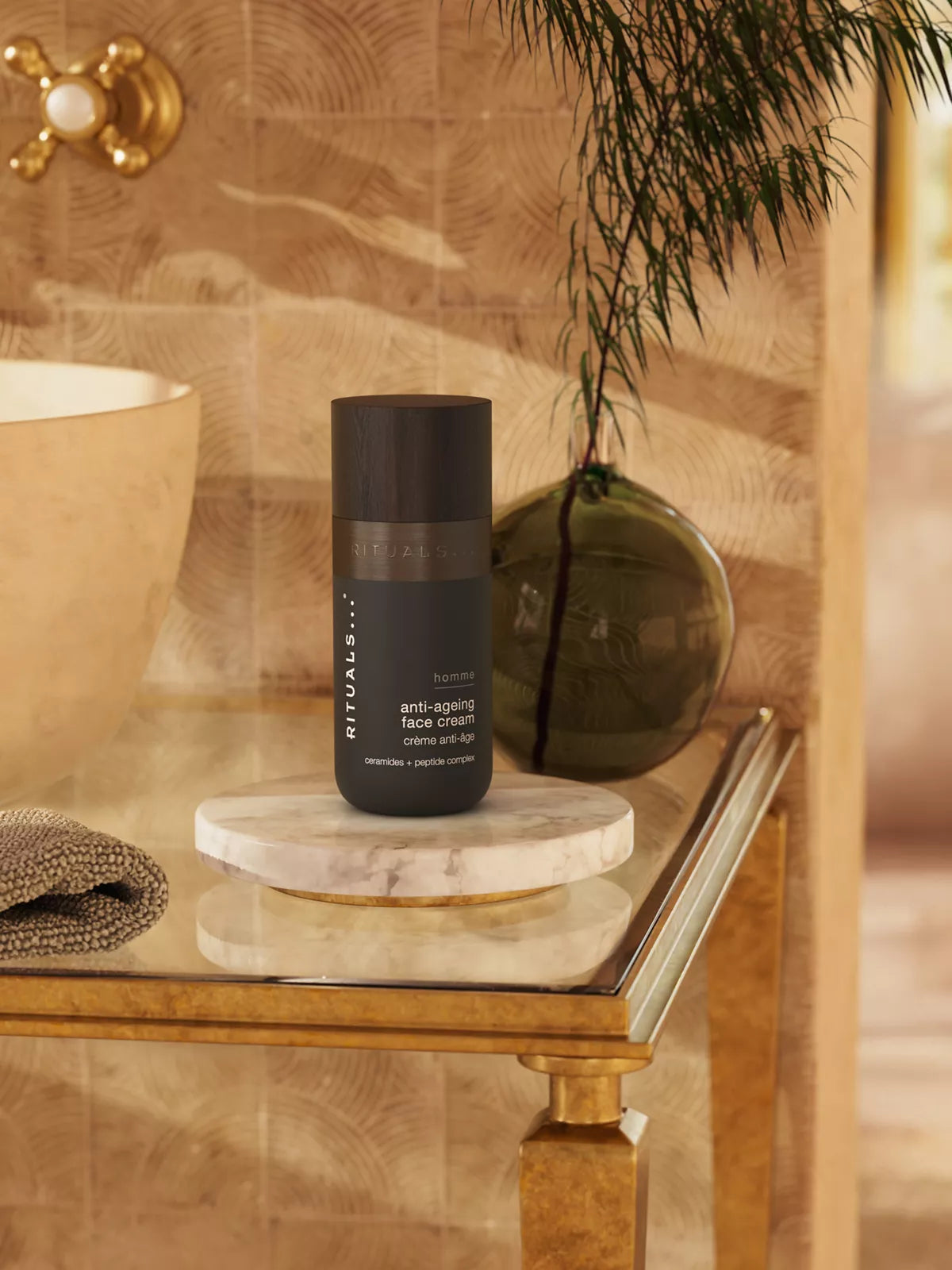 Homme Anti-Ageing Face Cream 50ml Lifestyle with Product