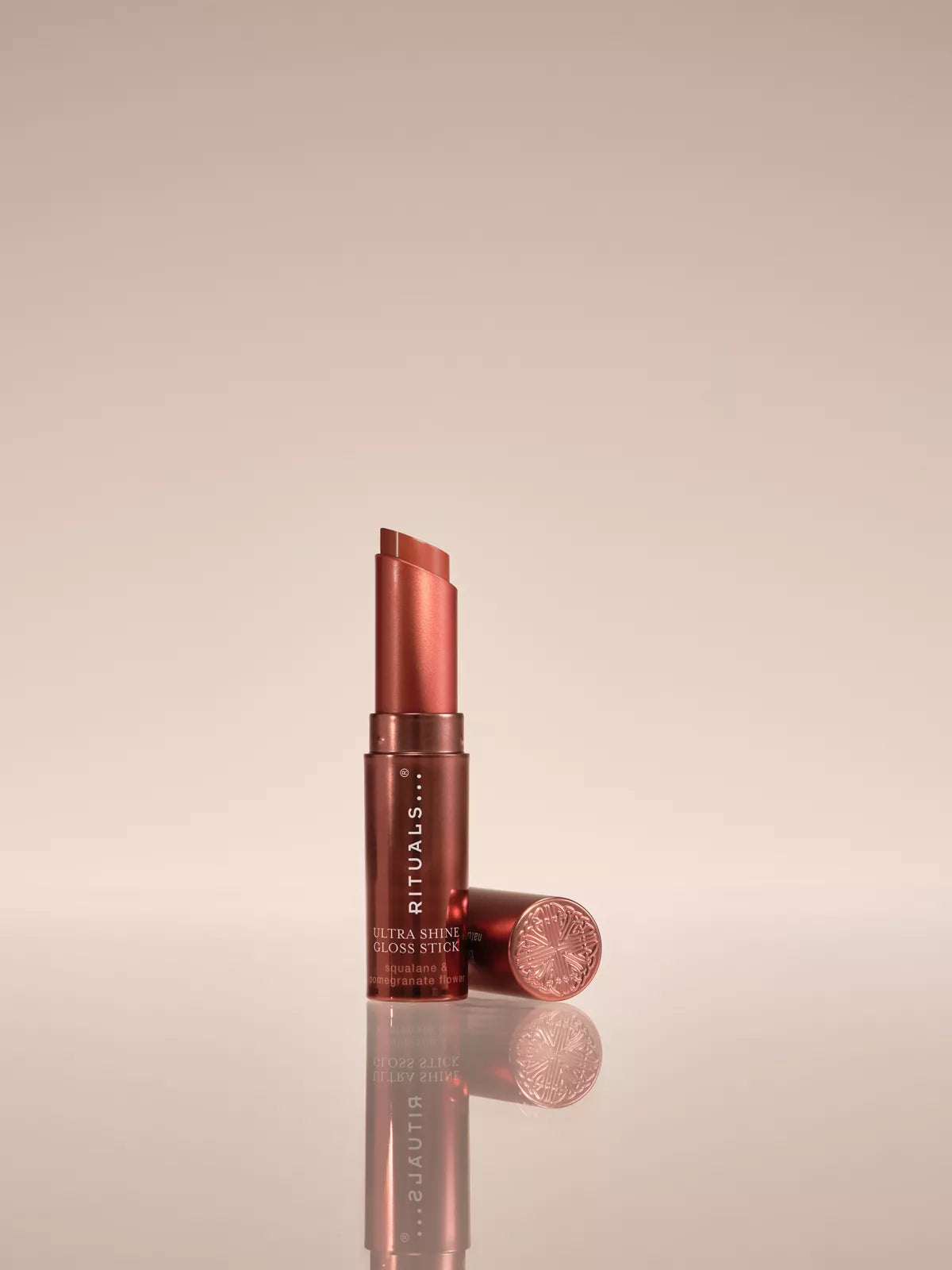 Ultra Shine Gloss Stick - Blushed Almond Studio with Product
