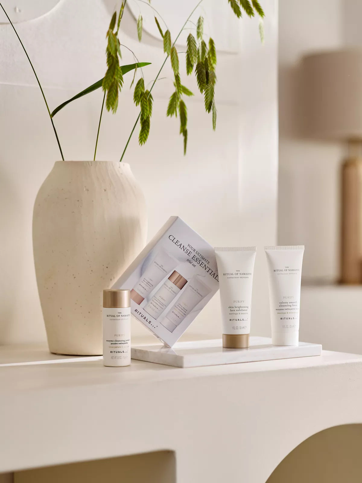 The Ritual of Namaste Skin Care Set - Cleanse Lifestyle with Closed Pack
