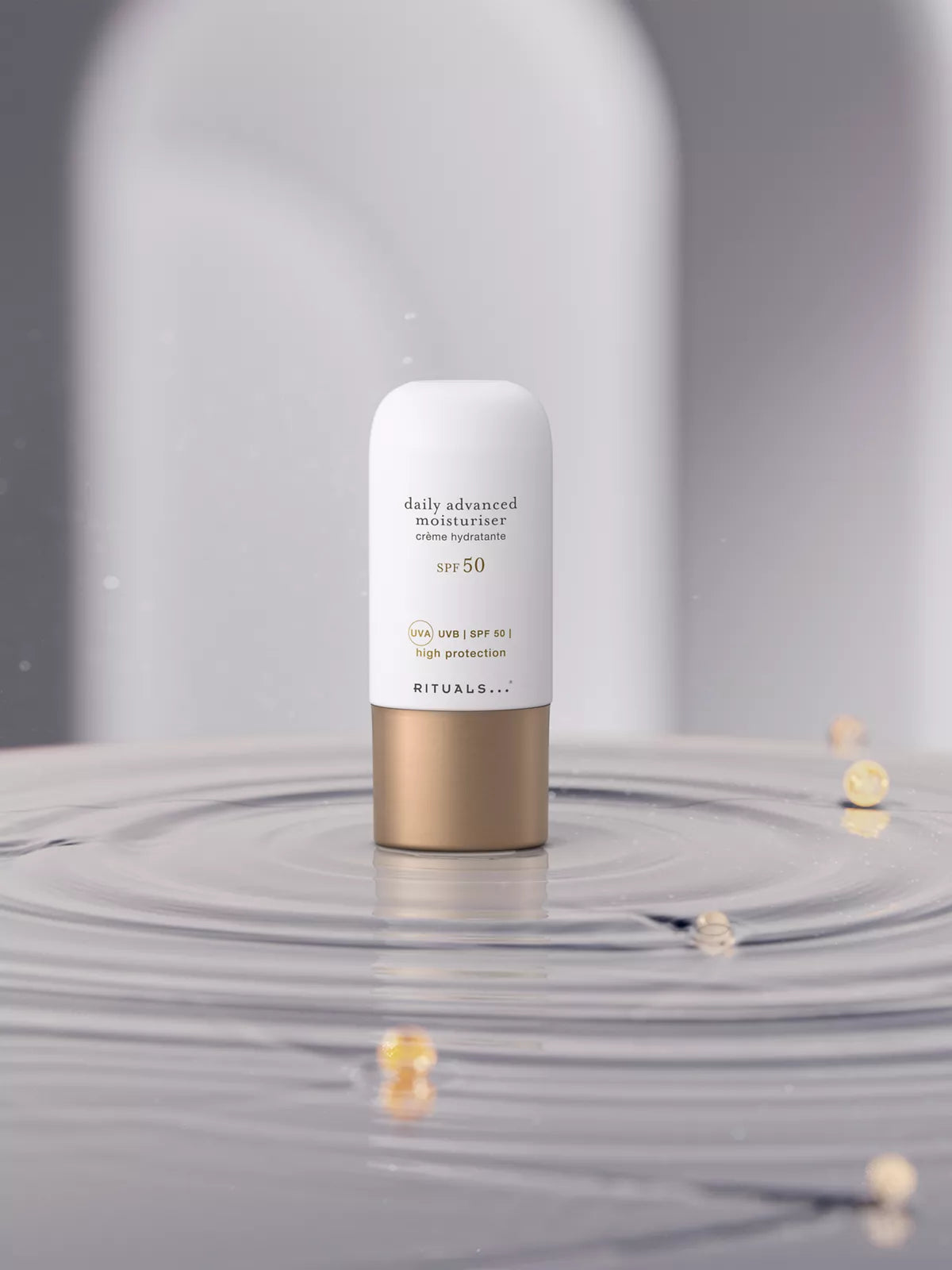 SPF 50 Daily Advanced Moisturiser Lifestyle with Product