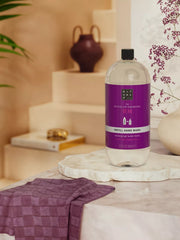 The Ritual of Yozakura Refill Hand Wash 600ml Lifestyle with Product