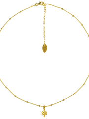 Infinity Choker Necklace Gold Plated