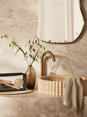 Toilet Bag Transparent/Navy Lifestyle with Product
